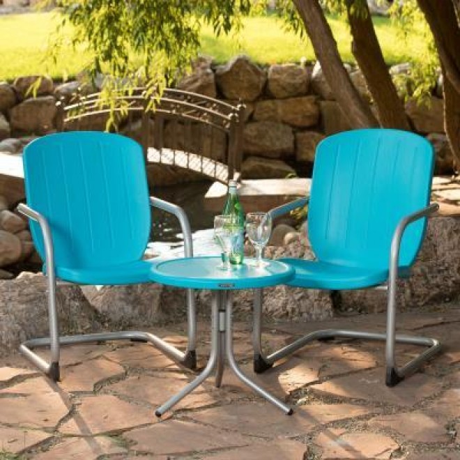 Retro Patio Set - Table and 2 Chairs 88