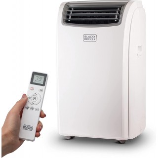 BPT08HWTB Portable Air Conditioner with Heat, 8,000 BTU SACC/CEC (12,500 BTU ASHRAE), Cools Up to 350 Square Feet, White