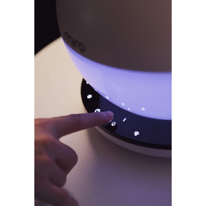 Completely Washable Modular Sanitary Humidifier, Large room, Easy to Clean, Easy to Use, Luma Touch - Premium Cool-Mist Humidifier. Touch Control Colorful LEDs, Powerful humidification