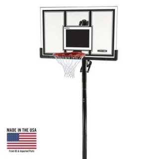 Adjustable In-Ground Basketball Hoop (54-Inch Polycarbonate) 217