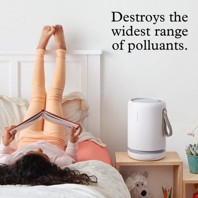 Air Mini Small Room Air Purifier with PECO Technology for Allergens, Pollutants, Viruses, Bacteria, and Mold, White