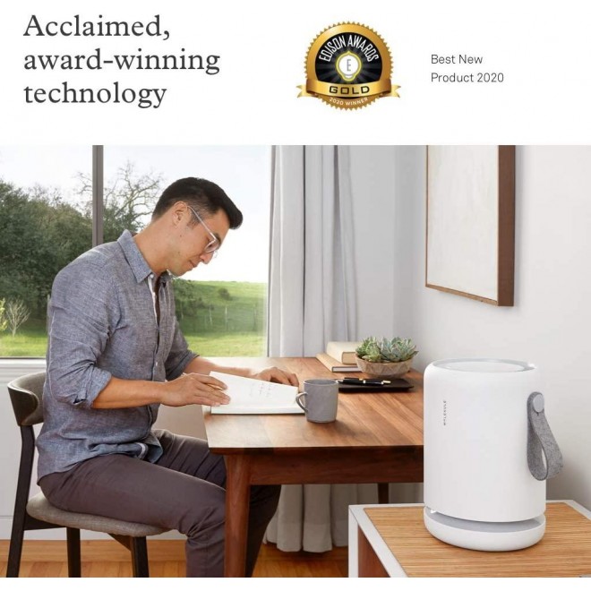 Air Mini Small Room Air Purifier with PECO Technology for Allergens, Pollutants, Viruses, Bacteria, and Mold, White