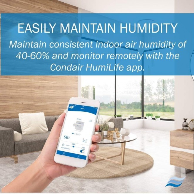 HumiLife Residential Whole House Humidifier - Direct Furnace Mount or Remote Mount System - Covers up to 3,000 sq. ft. - The Economic Solution for Forced Air Heating