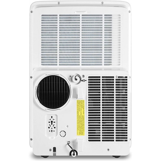 13,000 BTU Portable Air Conditioner With Heat Cool Fan 111 Pint Per 24Hr Dehumidifier for Rooms Up To 700 Sq. Ft. Self Evaporation LCD Remote Control Window Kit Wheels