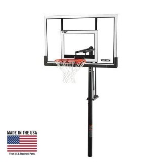 Adjustable In-Ground Basketball Hoop (52-Inch Polycarbonate) 235
