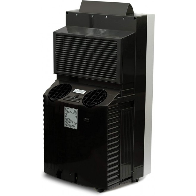 ARC-14SH 14,000 BTU Dual Hose Portable Air Conditioner, Dehumidifier, Fan & Heater with Activated Carbon Filter Plus Storage Bag, Platinum Black