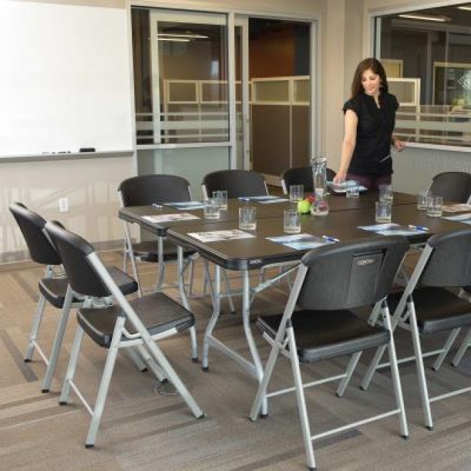 (4) 8-Foot Stacking Table and (32) Chairs Combo (Commercial) 361