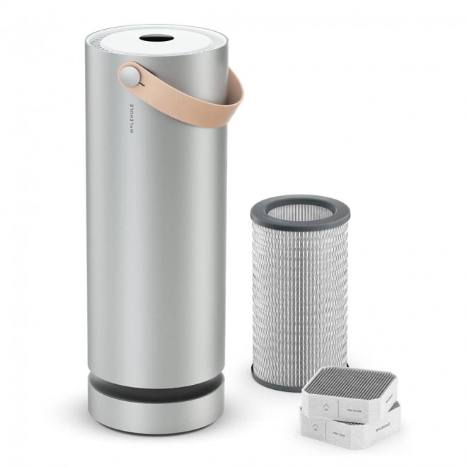 Air Large Room Air Purifier with PECO Technology for Allergens, Pollutants, Viruses, Bacteria, and Mold, Silver