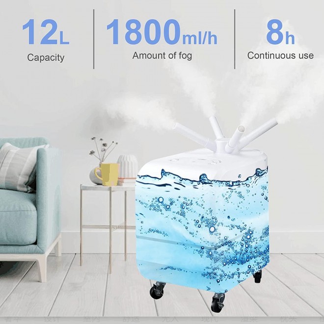 1800ml/h Commercial Grade Humidifiers Industrial Humidifier Large Humidifier for 2000sq.ft Supermarket Vegetable Base Factory 110V