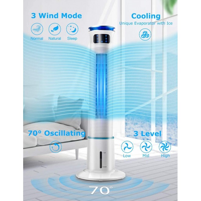 2-in-1 Evaporative Air Cooler, 43