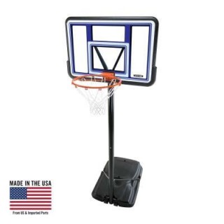 Adjustable Portable Basketball Hoop (44-Inch Polycarbonate) 98