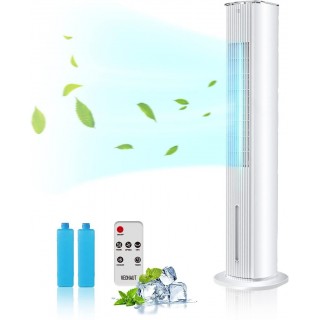 Portable Air Conditioner - Personal Evaporative Cooler, 3 Speeds, 12-Hour Timer, Humidifiers Function for Garage, Home, Office, Room