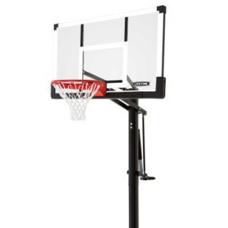 Adjustable In-Ground Basketball Hoop (54-Inch Tempered Glass) 316